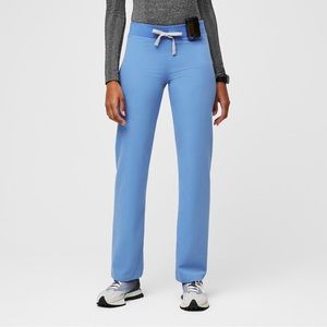 Figs Livingston Basic Scrub Pants - Ceil Blue